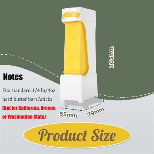 ButterSwift Butter Cutter Dispenser with Stainless Steel Blade