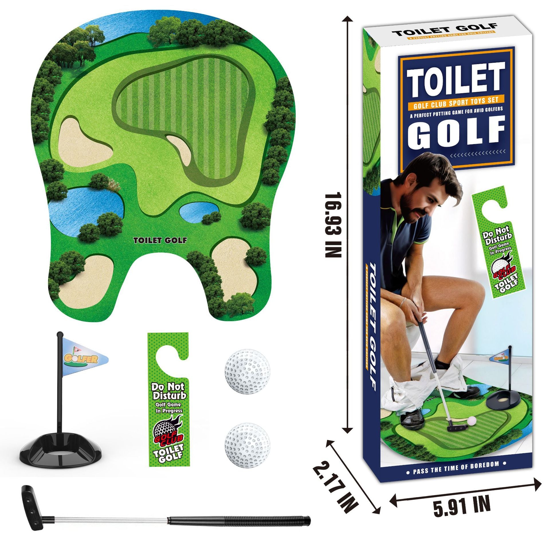 ⛳️Potty Putter Mini Golf Set
